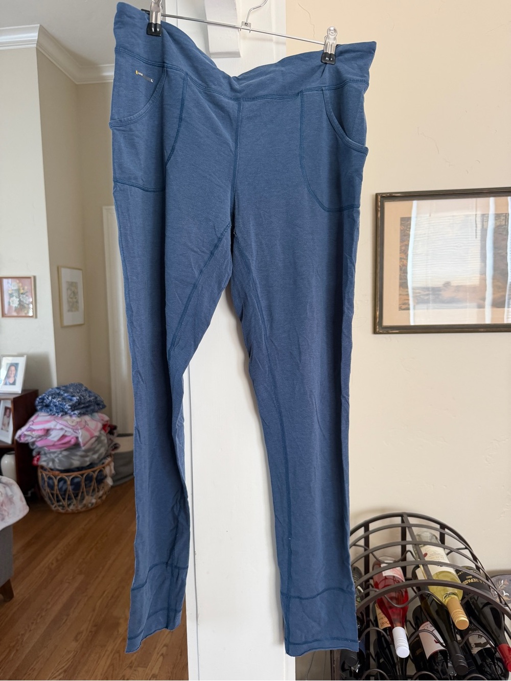Lole Blue Women's Leggings with Side Pockets